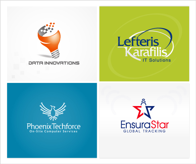 information technology logos samples